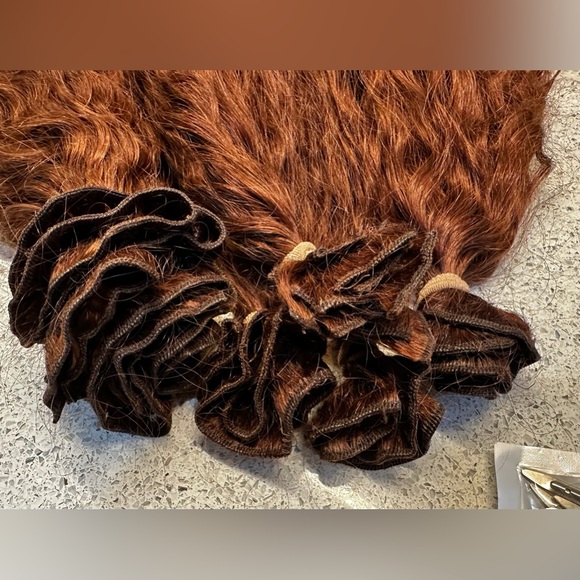 PERFECT LOCKS 20” Auburn #30/33 Sew In 100% Human Hair Extensions & Accessories - Picture 7 of 13